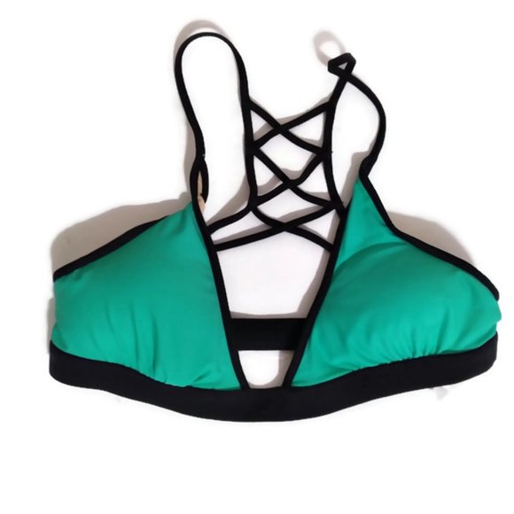Fabletics Teal Turquoise Swim Bikini - Picture 7 of 9